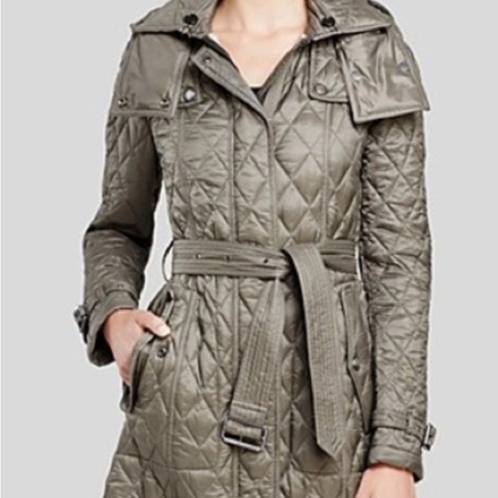 Quilted Women's Jacket - Olive